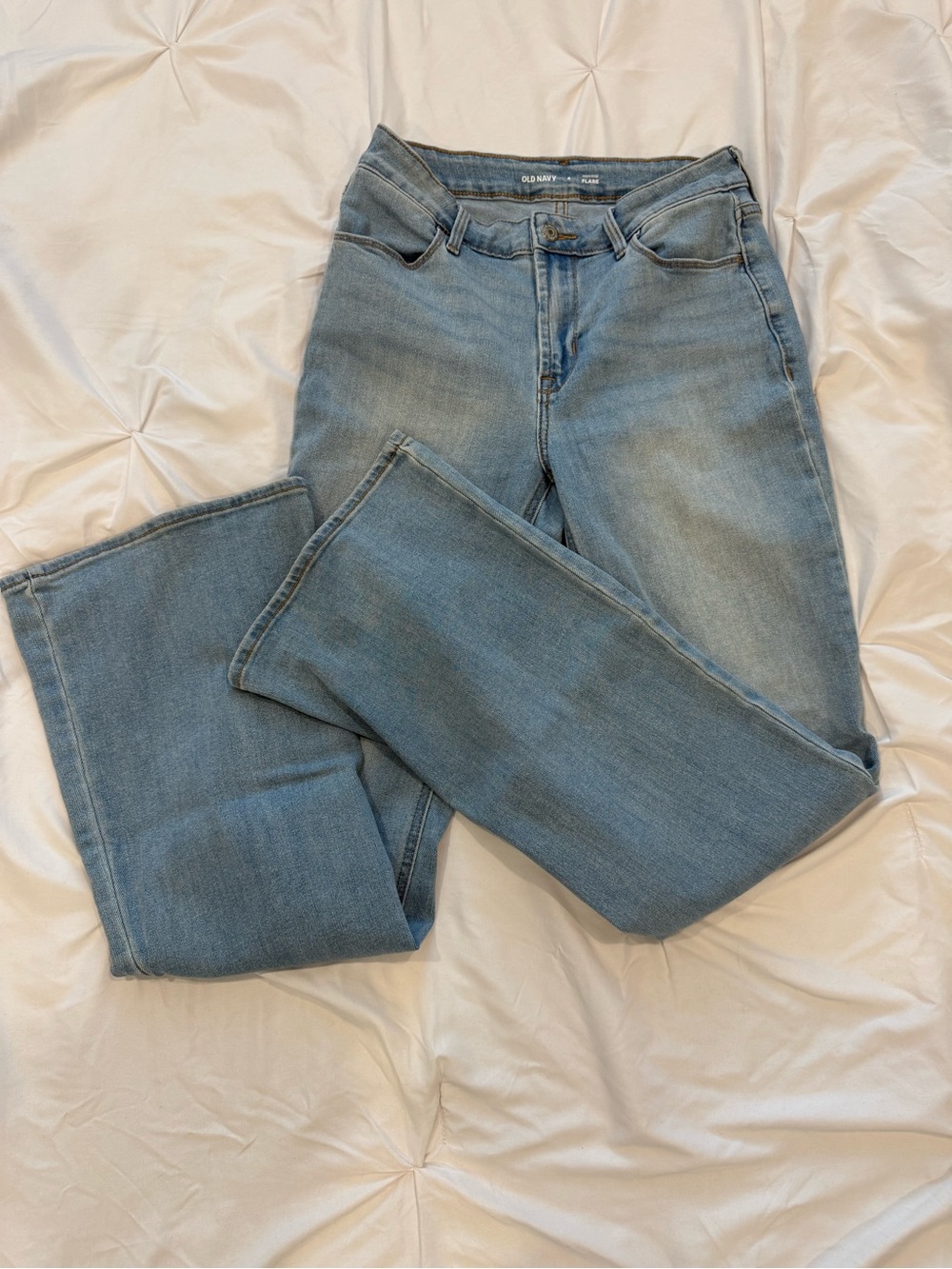 Old Navy Light Blue Flare Jeans